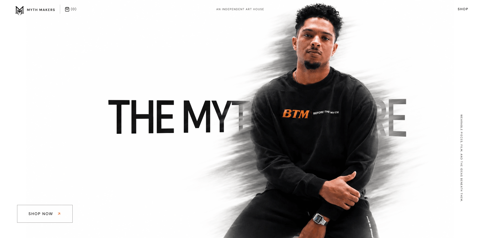 Myth Makers website preview