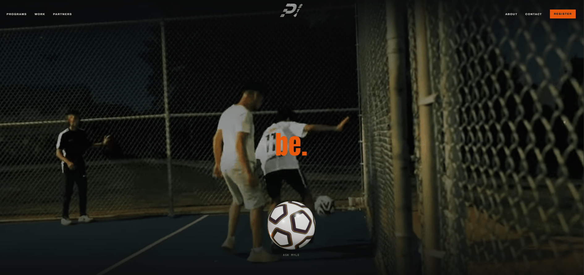 Project 214 website preview